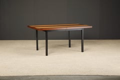 Exotic Mixed Woods Dining Table by Milo Baughman for Directional, 1960s