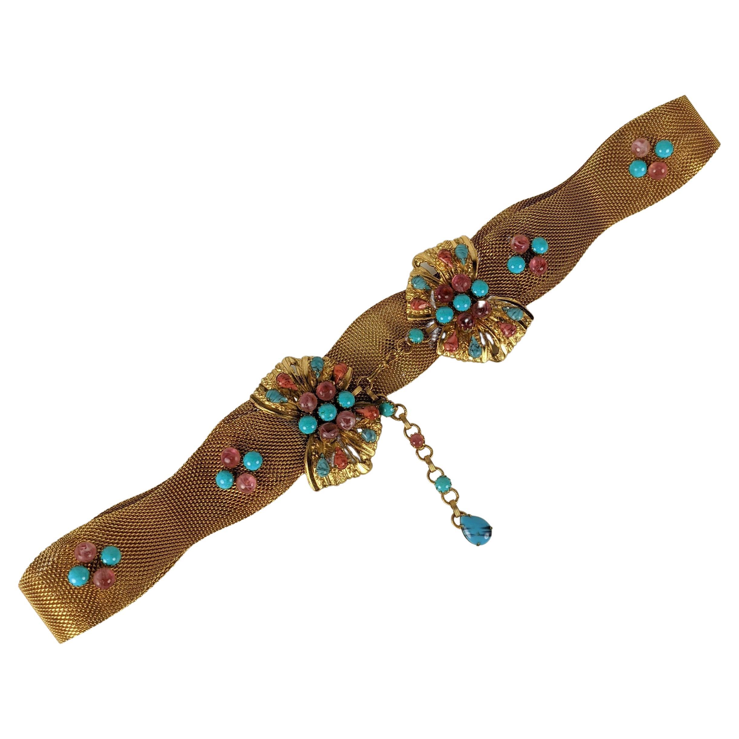 Exotic Original by Robert Jeweled Belt For Sale