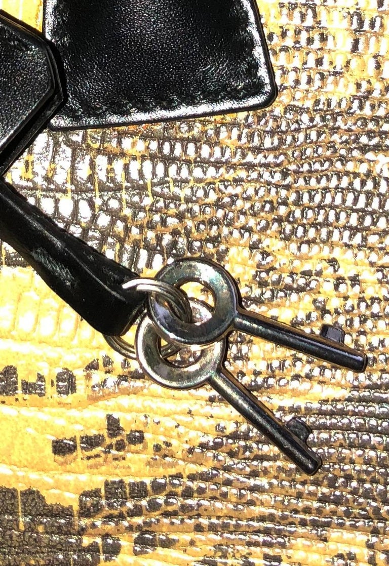 Exotic Prada Doctor Frame Bag Purse with Extra Compartment and Lock and