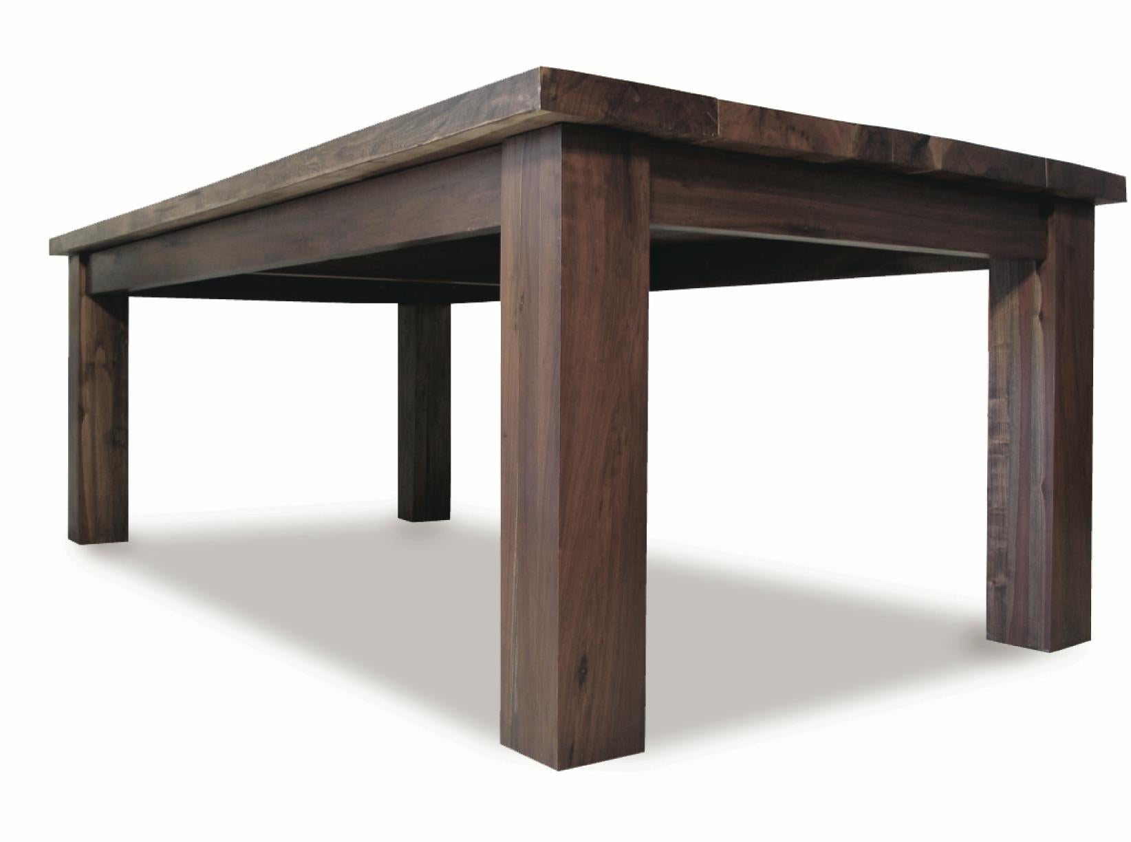 Exotic Solid Wood Modern Outdoor Dining Table from Costantini, Serrano In New Condition For Sale In New York, NY