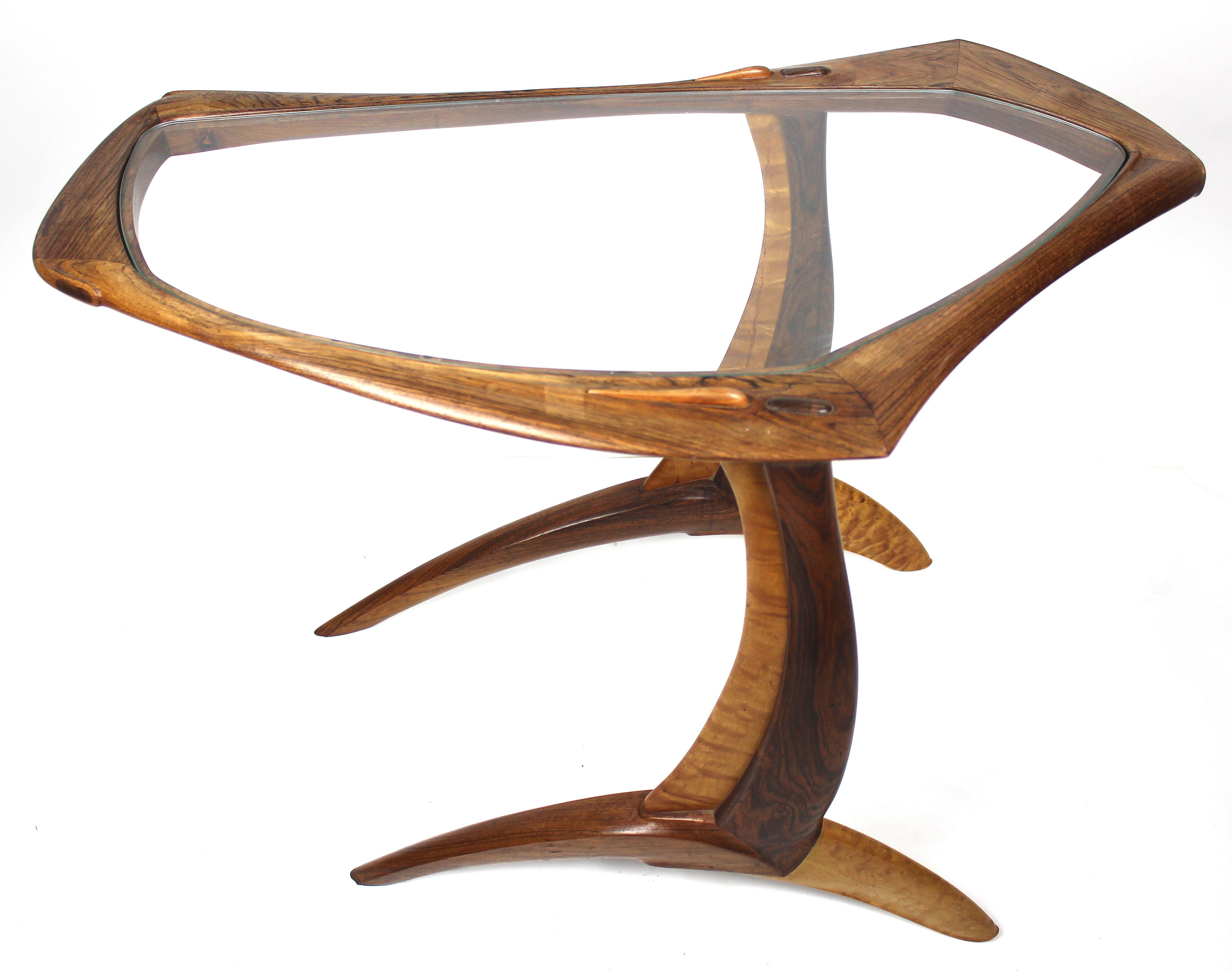 exotic wood end tables