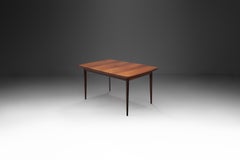 Exotic Wood Extendable Dining Table by Bernhard Pedersen & Søn, Denmark 1960s