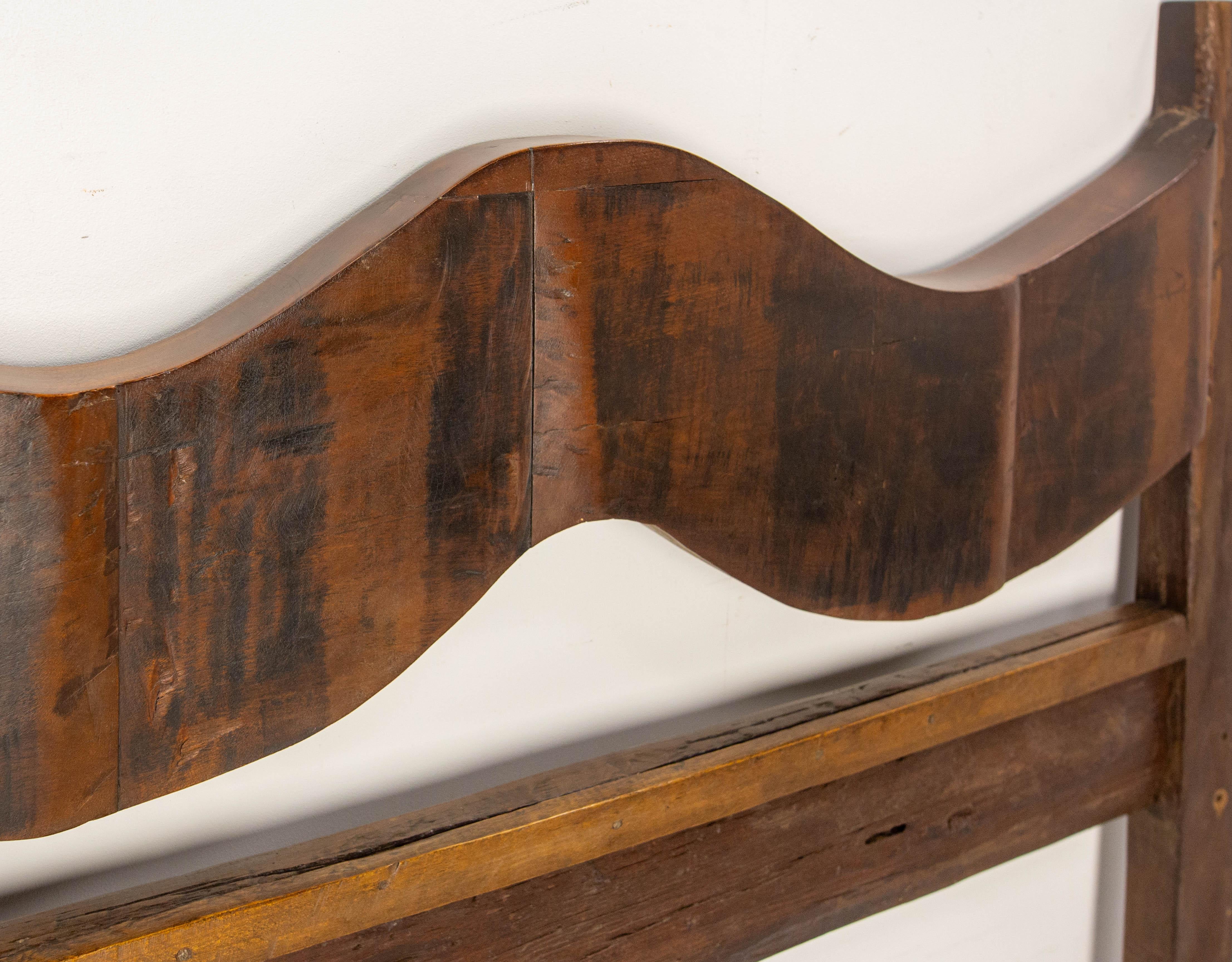 Metà XX secolo Testata in legno esotico per letto matrimoniale del 1960 circa, Brasile in vendita