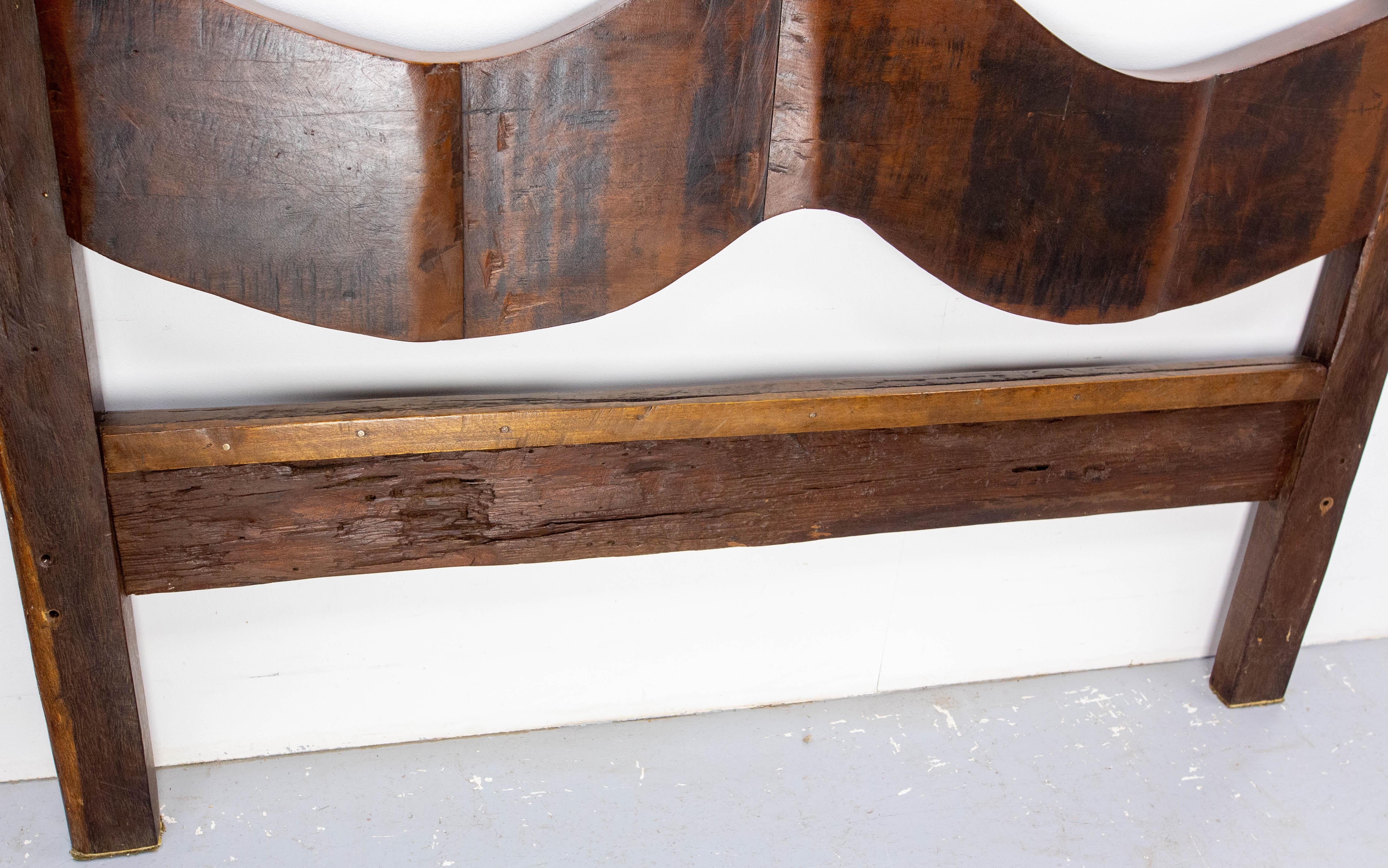 Legno Testata in legno esotico per letto matrimoniale del 1960 circa, Brasile in vendita