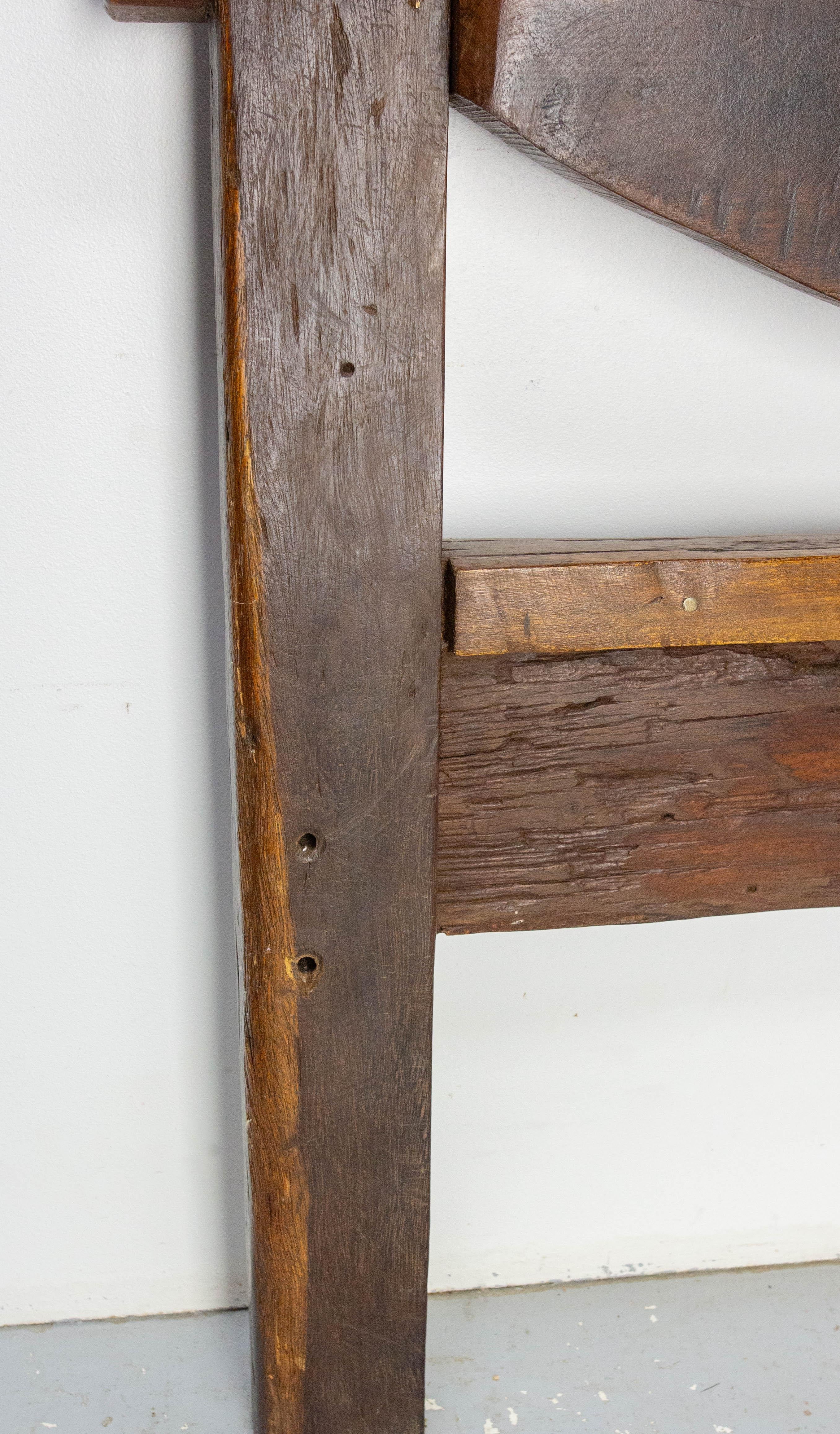 Testata in legno esotico per letto matrimoniale del 1960 circa, Brasile in vendita 1