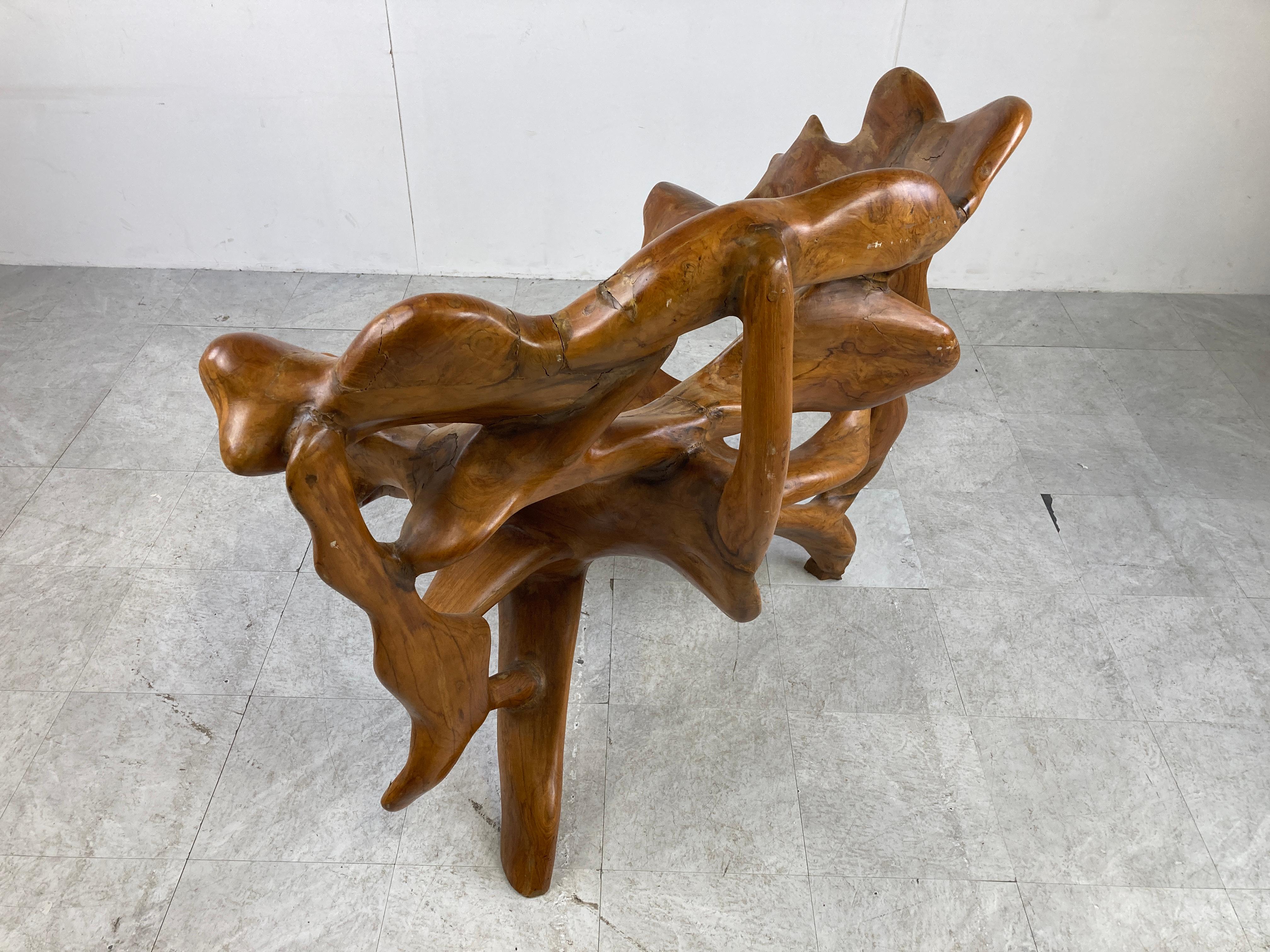 Exotic Wooden Tree Root Chair 5