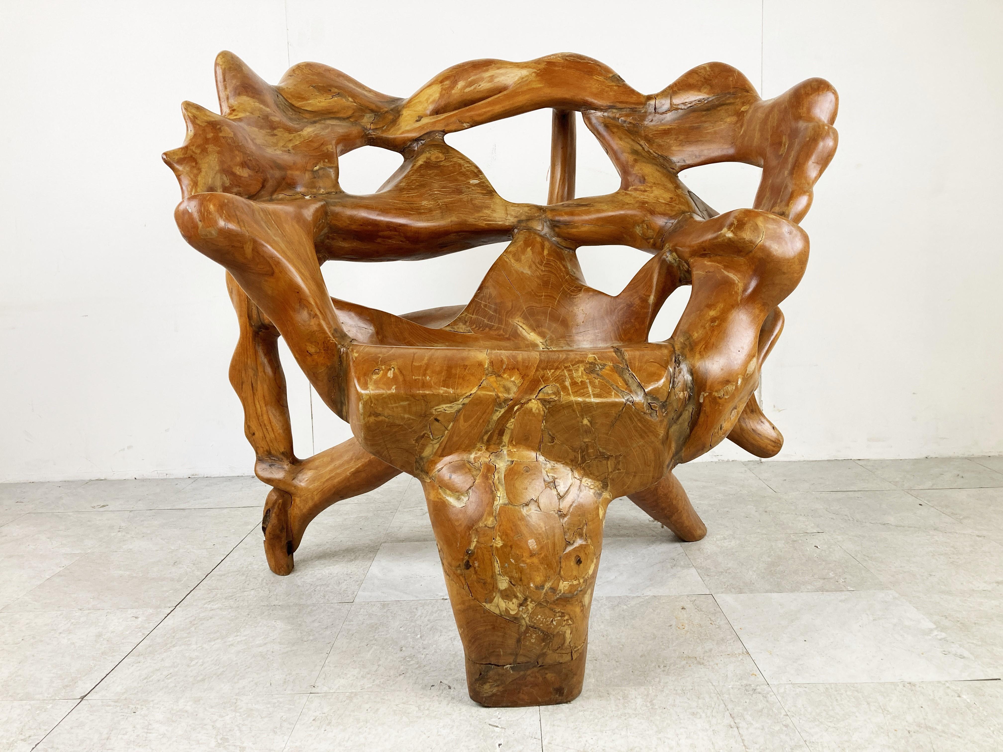 Philippine Exotic Wooden Tree Root Chair