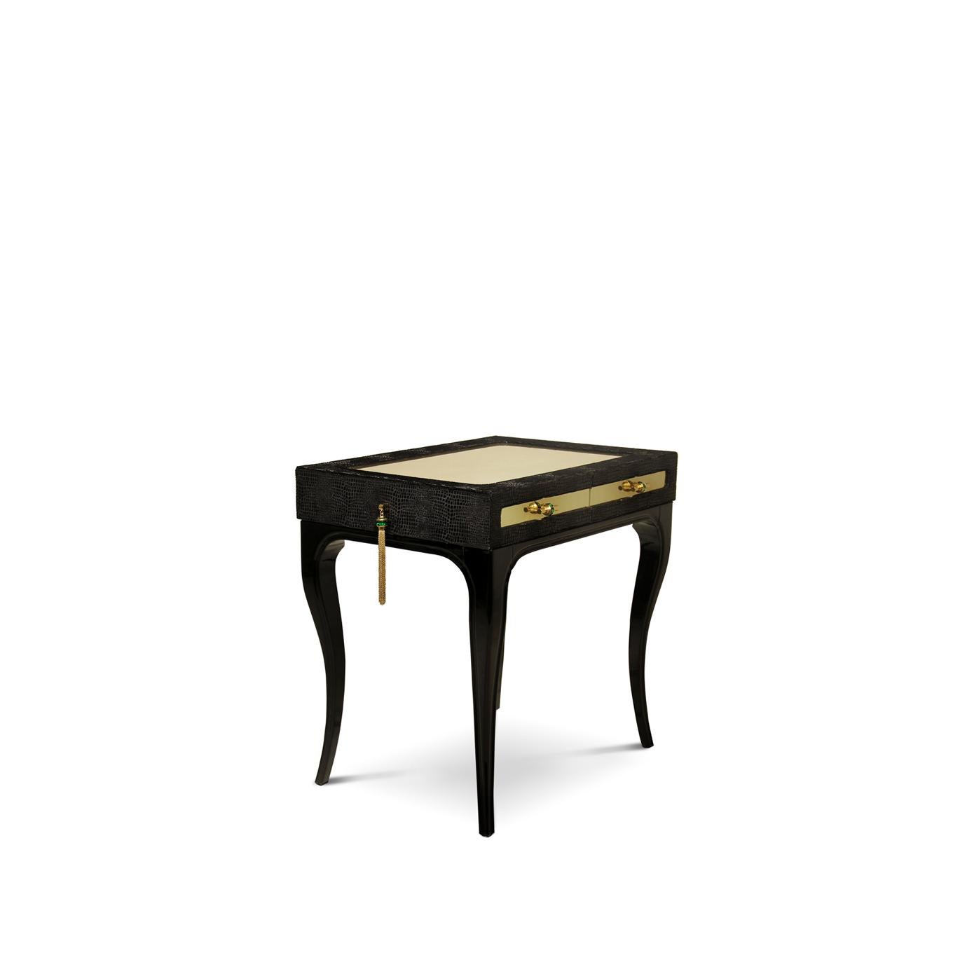 Contemporary Exotica Nightstand For Sale