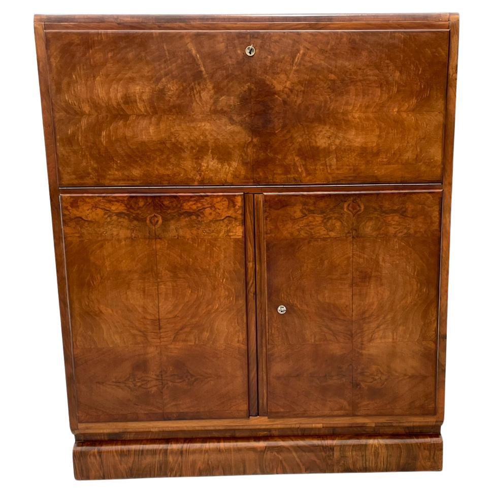 Erweiterbarer Art-Déco-Schreibtisch, 1930er Jahre im Angebot