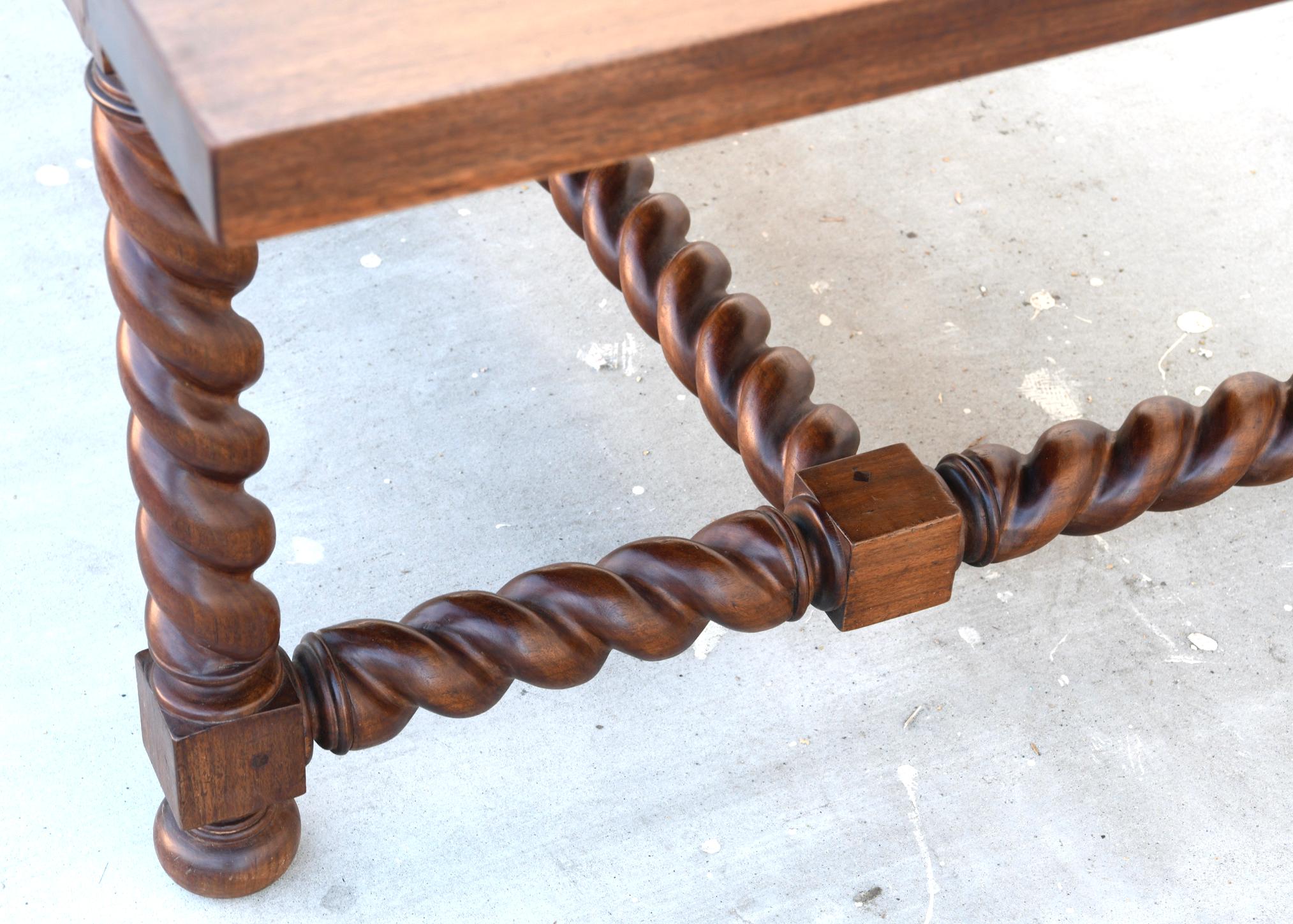 barley twist coffee table