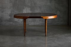 Expandable Caviuna Dining Table by Hauner Eisler, Brazil, circa 1955
