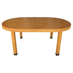 Expandable Cork Dining Table attributed to Paul Frankl