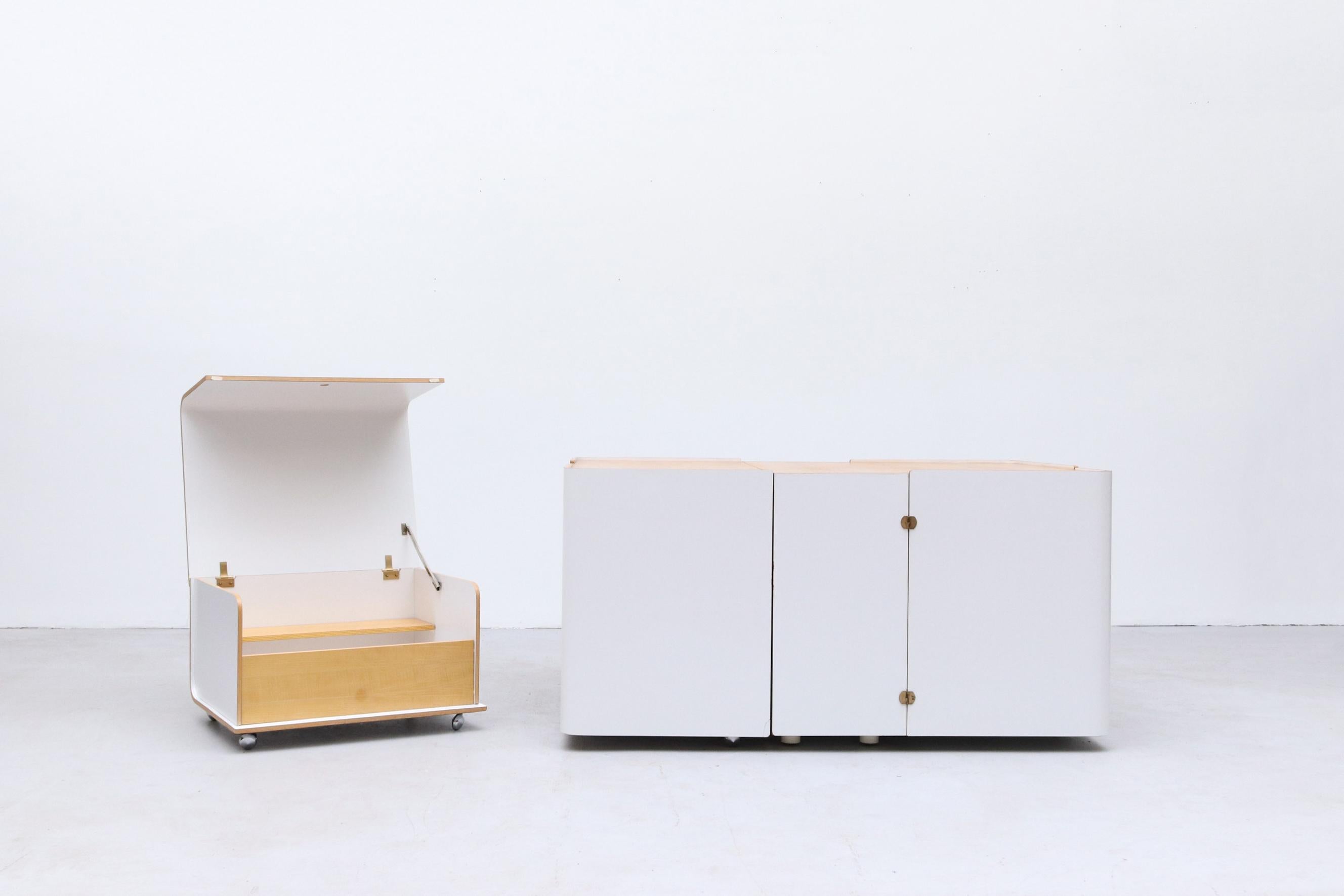 Expandable Desk by Roberto Pamio, Renato Toso & Noti Massari for Stilwood/Italy For Sale 4