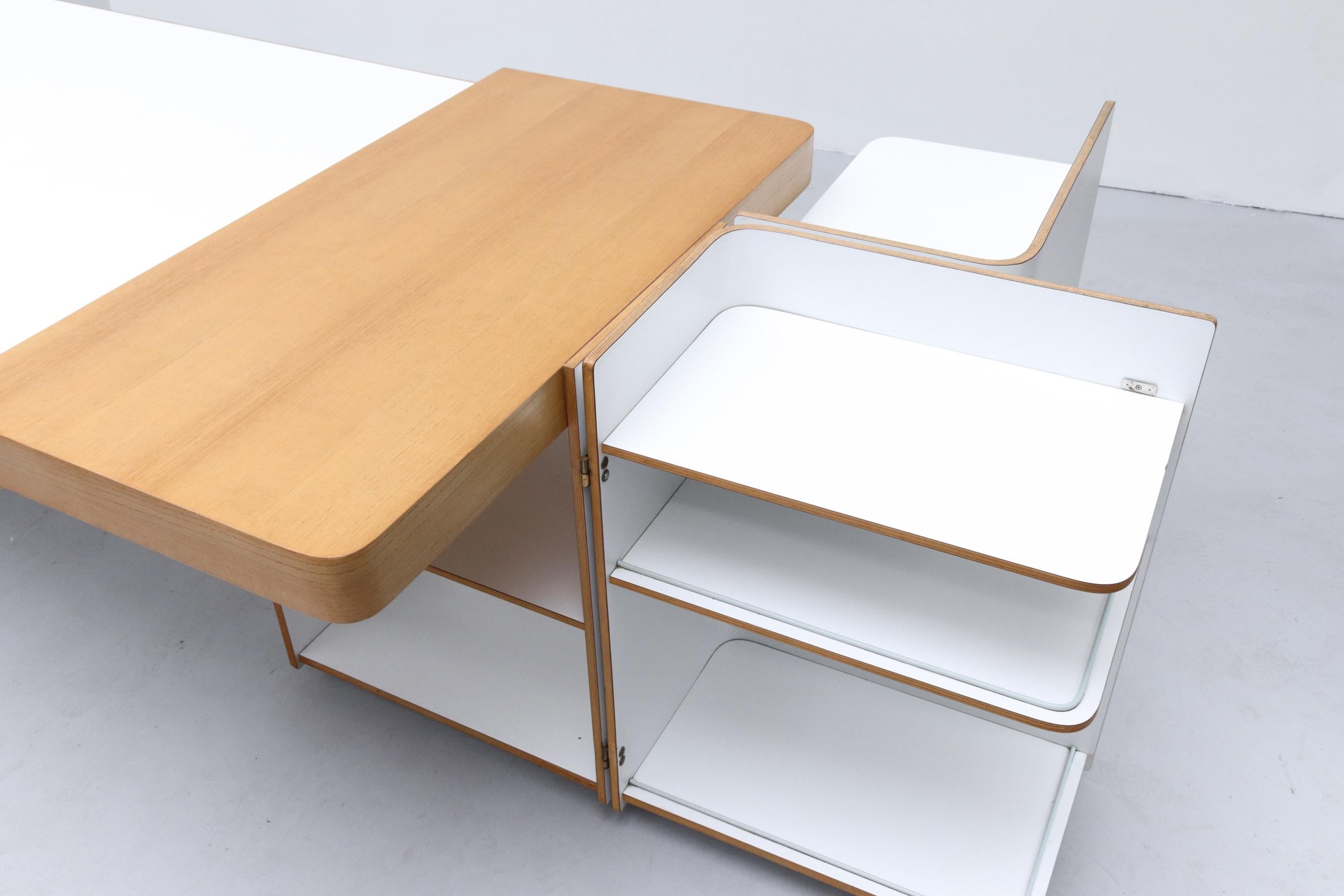 Expandable Desk by Roberto Pamio, Renato Toso & Noti Massari for Stilwood/Italy For Sale 6