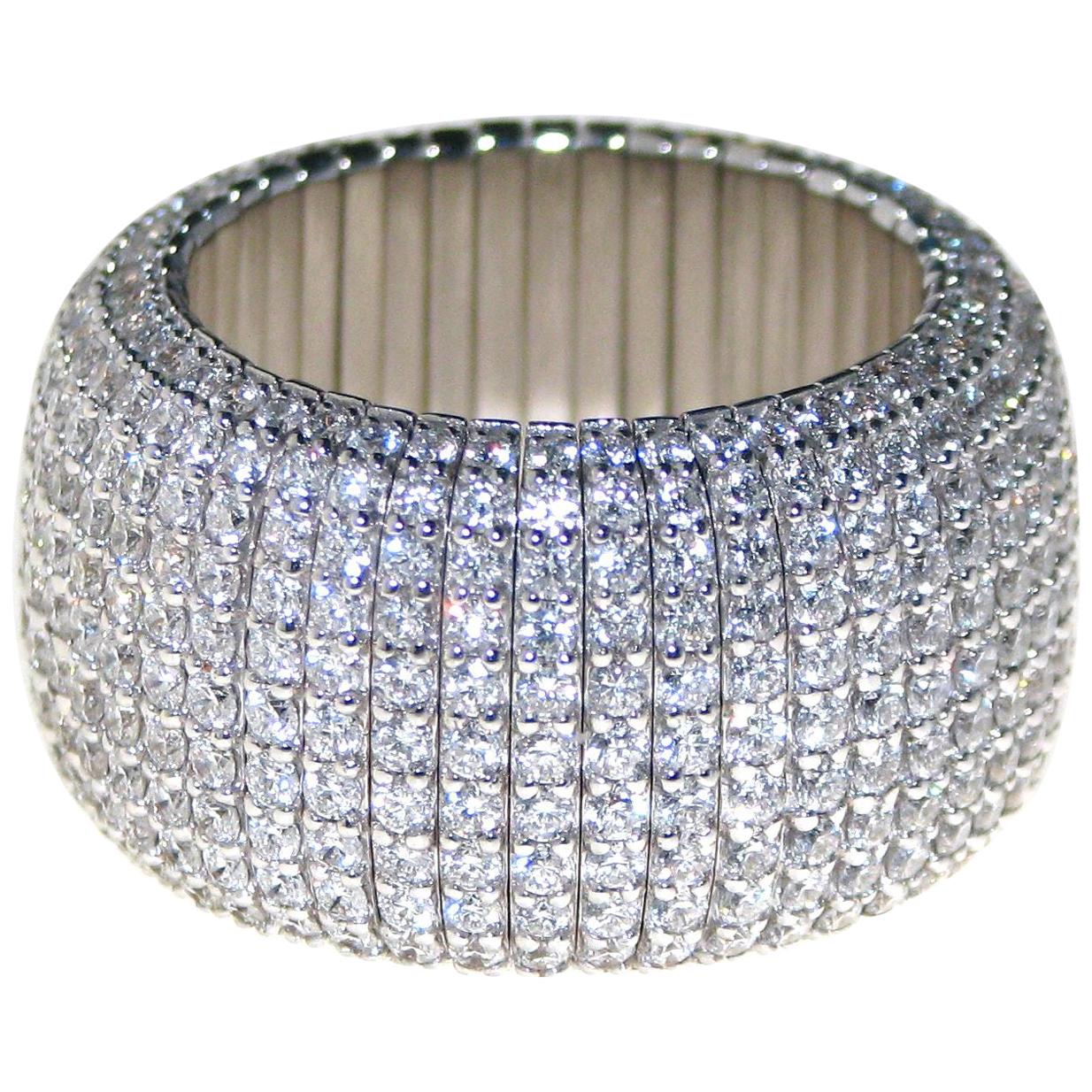 Expandable Diamond Band Ring