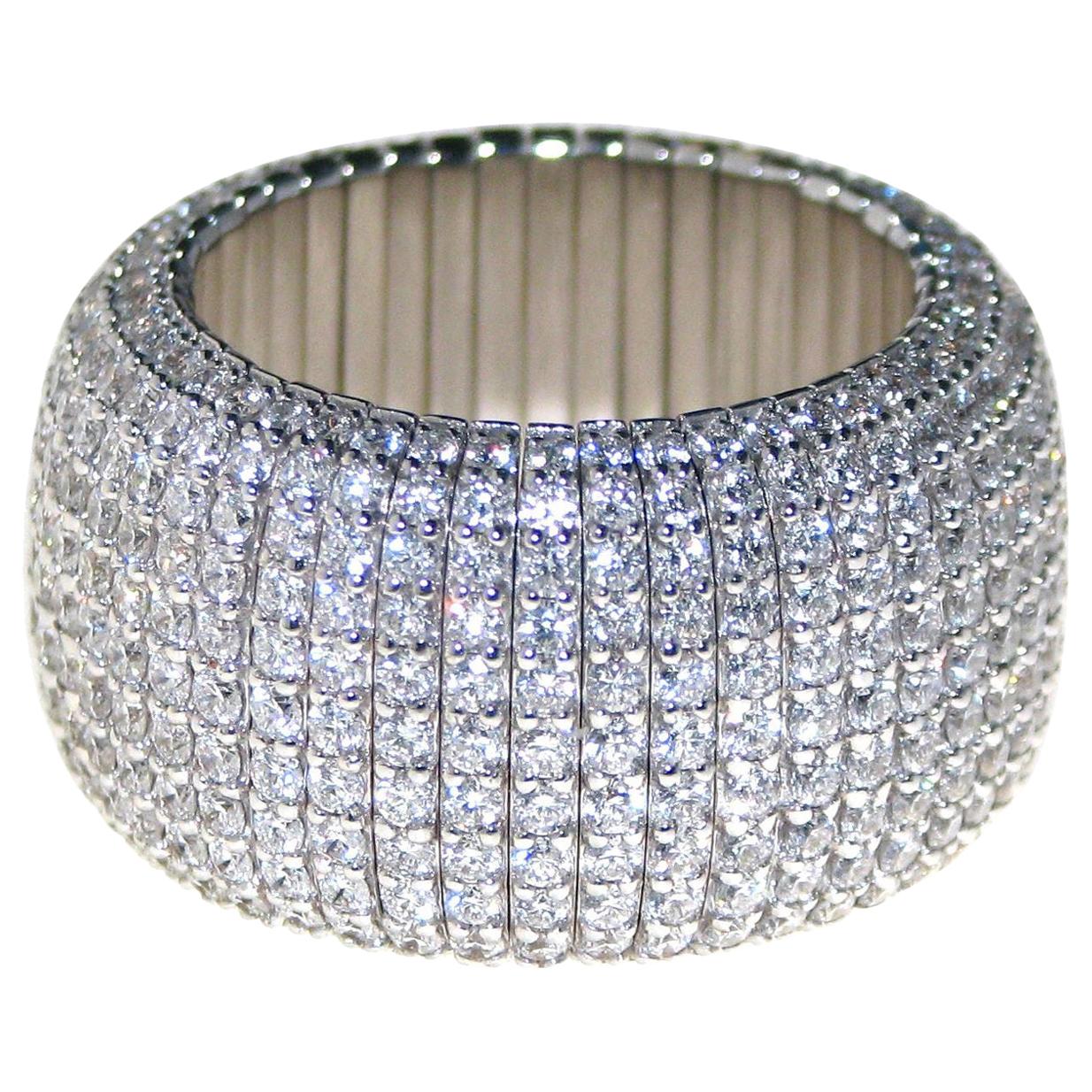 Expandable Diamond Band Ring For Sale