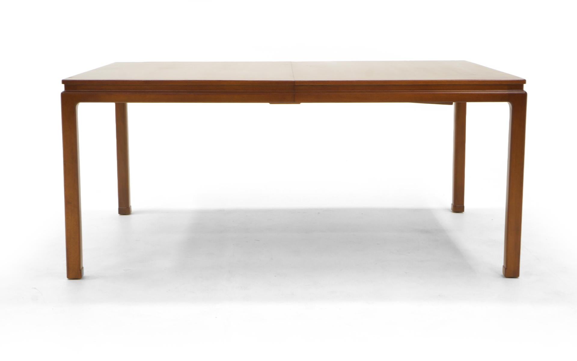 Brass Expandable Dining Table by Edward Wormley for Dunbar, Beautiful Condition