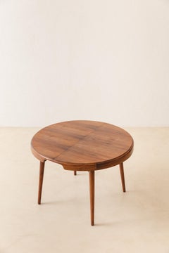 Mesa de comedor extensible en Caviuna de Carlo Hauner y Martin Eisler, hacia 1955