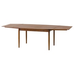 Expandable Dining Table in Caviuna by Carlo Hauner, Brazilian Midcentury, 1950s