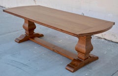 Expandable Dining Table Made from Rift Sawn Oak Custom Made By Petersen Antiques