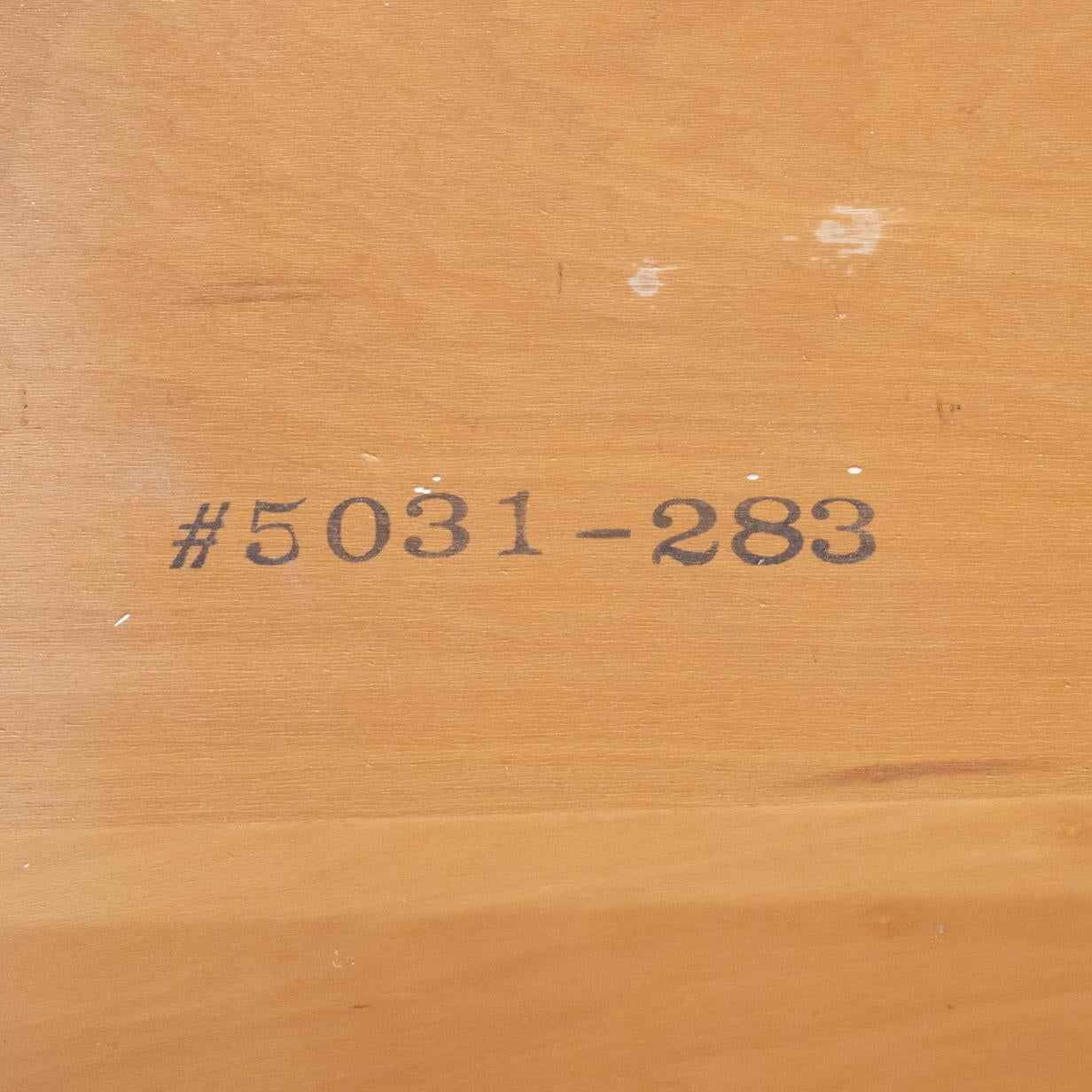 Expandable Mahogany and Cork Desk, Paul Frankl for Johnson Furniture c.1950 For Sale 10