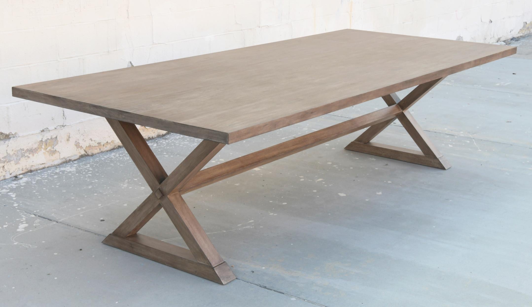 This walnut dining table is seen here in 113