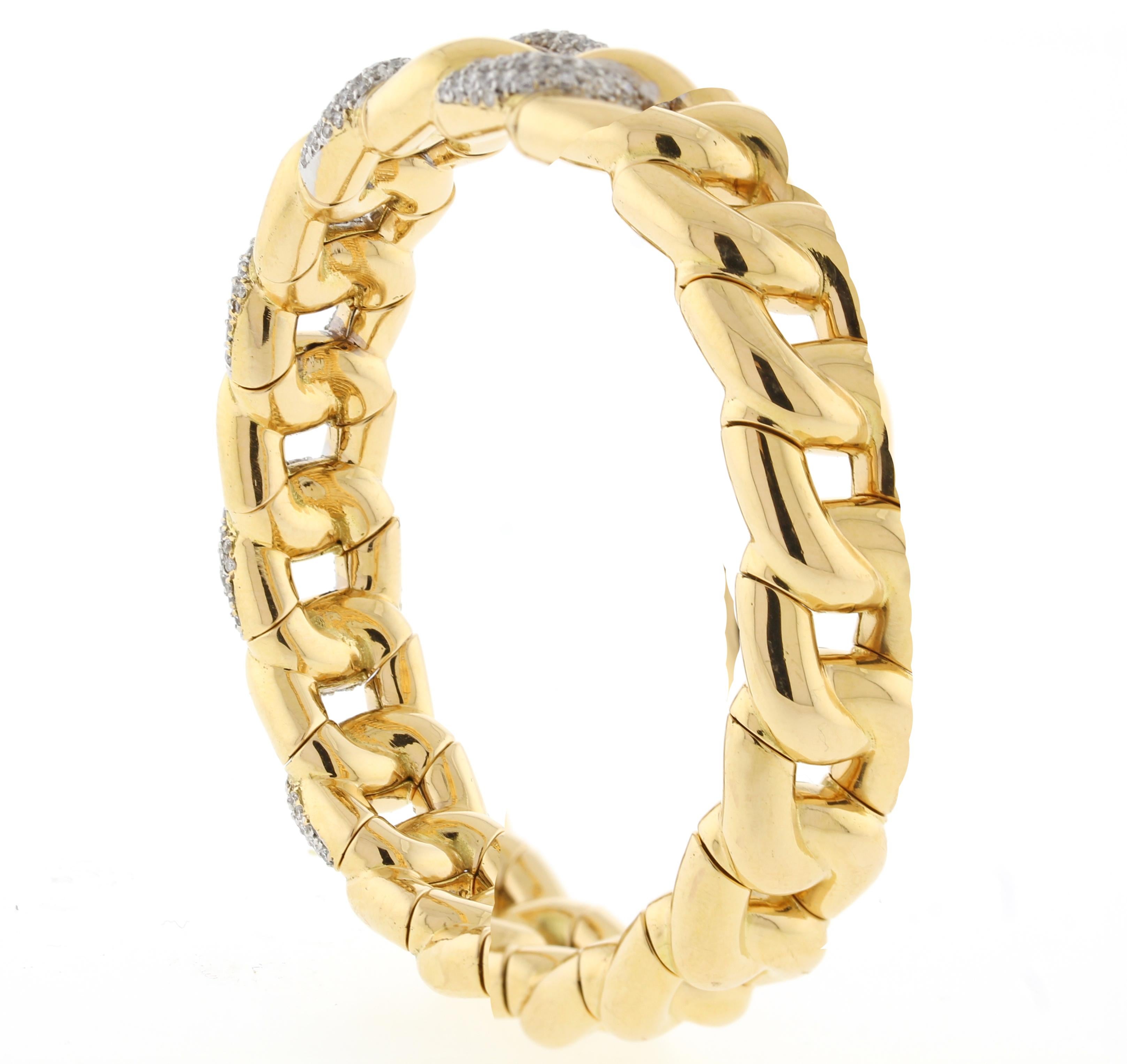 gold expandable bracelet