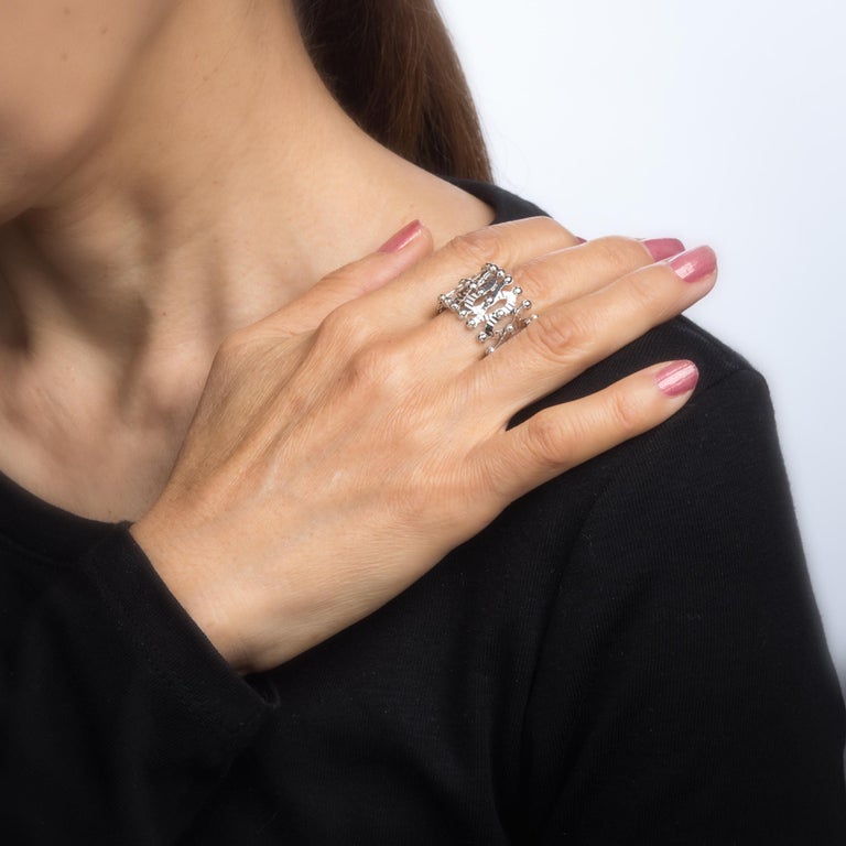 Expandable Ring to Bracelet 14 Karat Gold Estate Jewelry Flexible