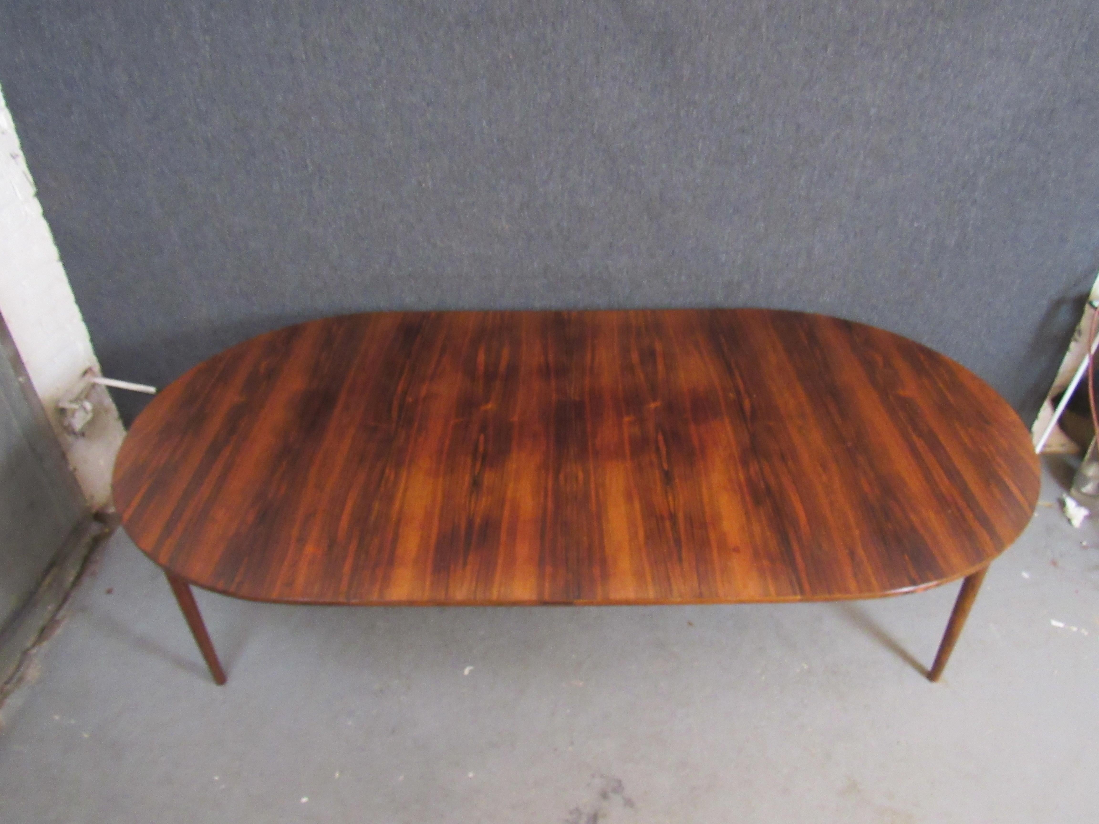 Wood Expandable Rosewood Dining Table by Ib Kofod-Larsen for Seffle For Sale