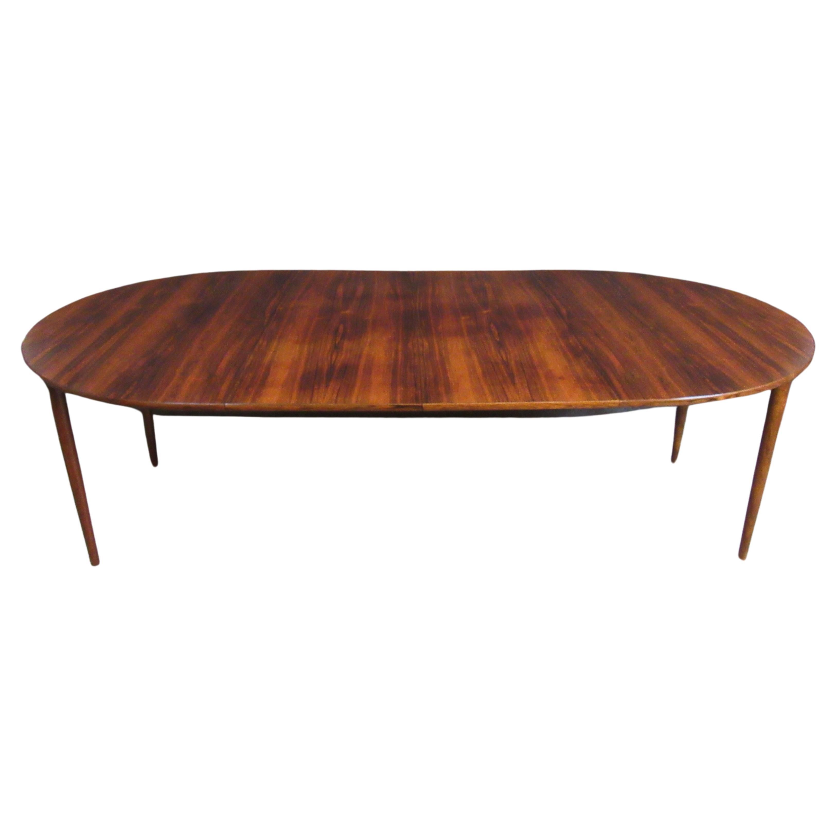 Expandable Rosewood Dining Table by Ib Kofod-Larsen for Seffle