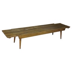 Retro Expandable Slat Bench / Table