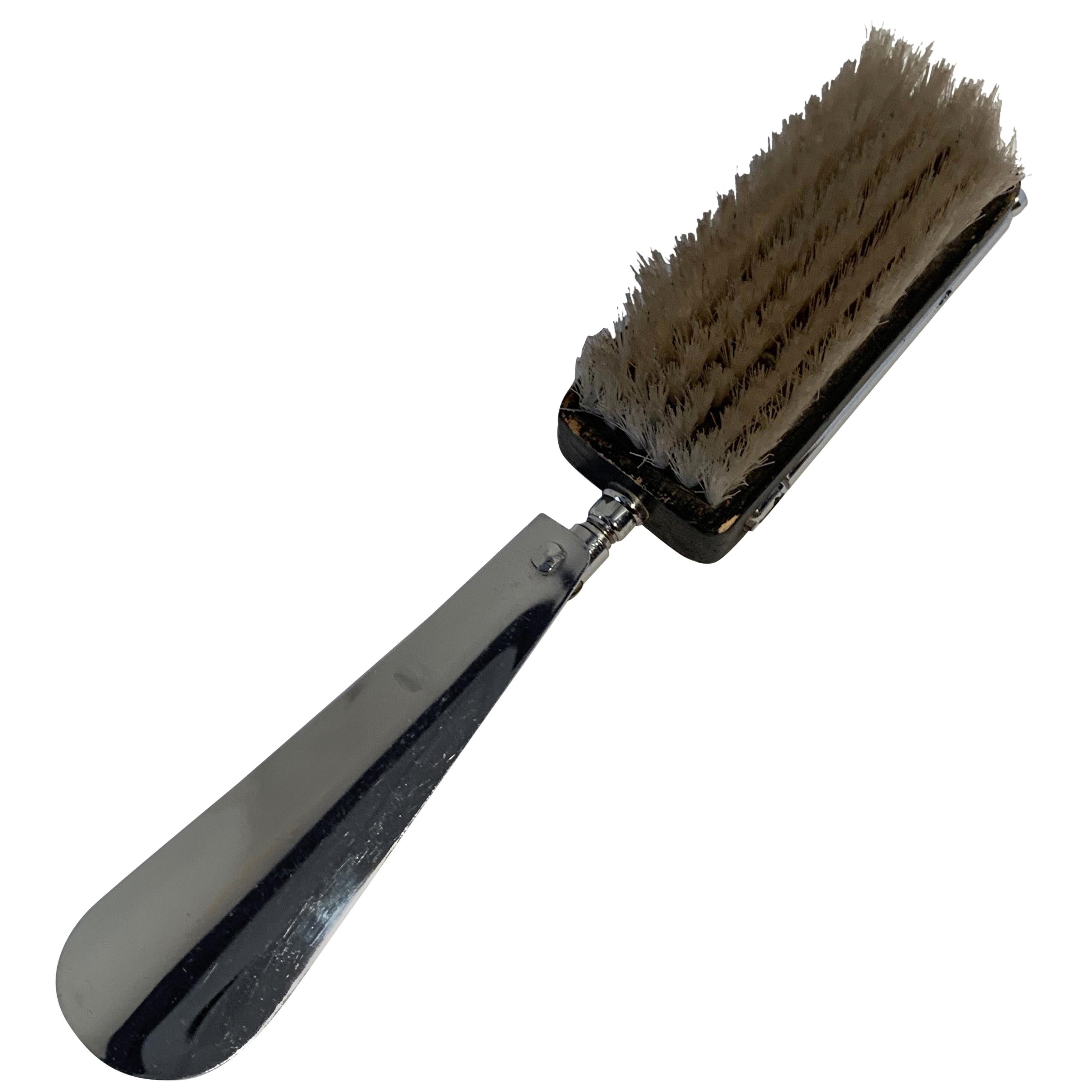 Expandable Suit or Equine Boot Brush and Shoe Horn For Sale