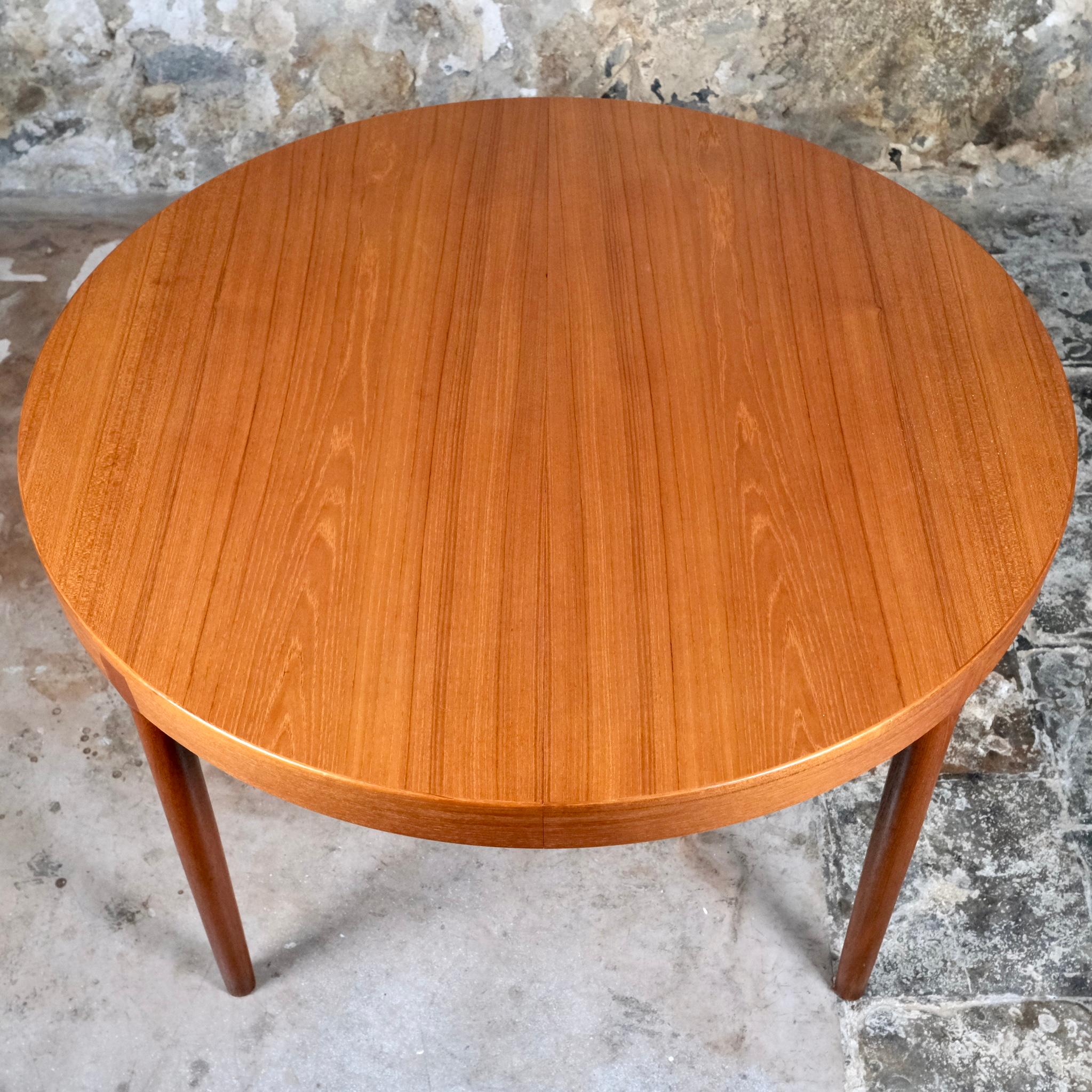 Danois Table extensible par Harry Ostergaard pour Randers Mobelfabrik, Danemark, années 1960 en vente