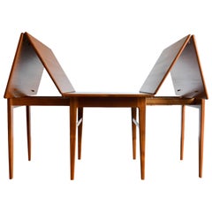 Expandable Teak Dining Table by Erik Worts, Denmark, circa 1960