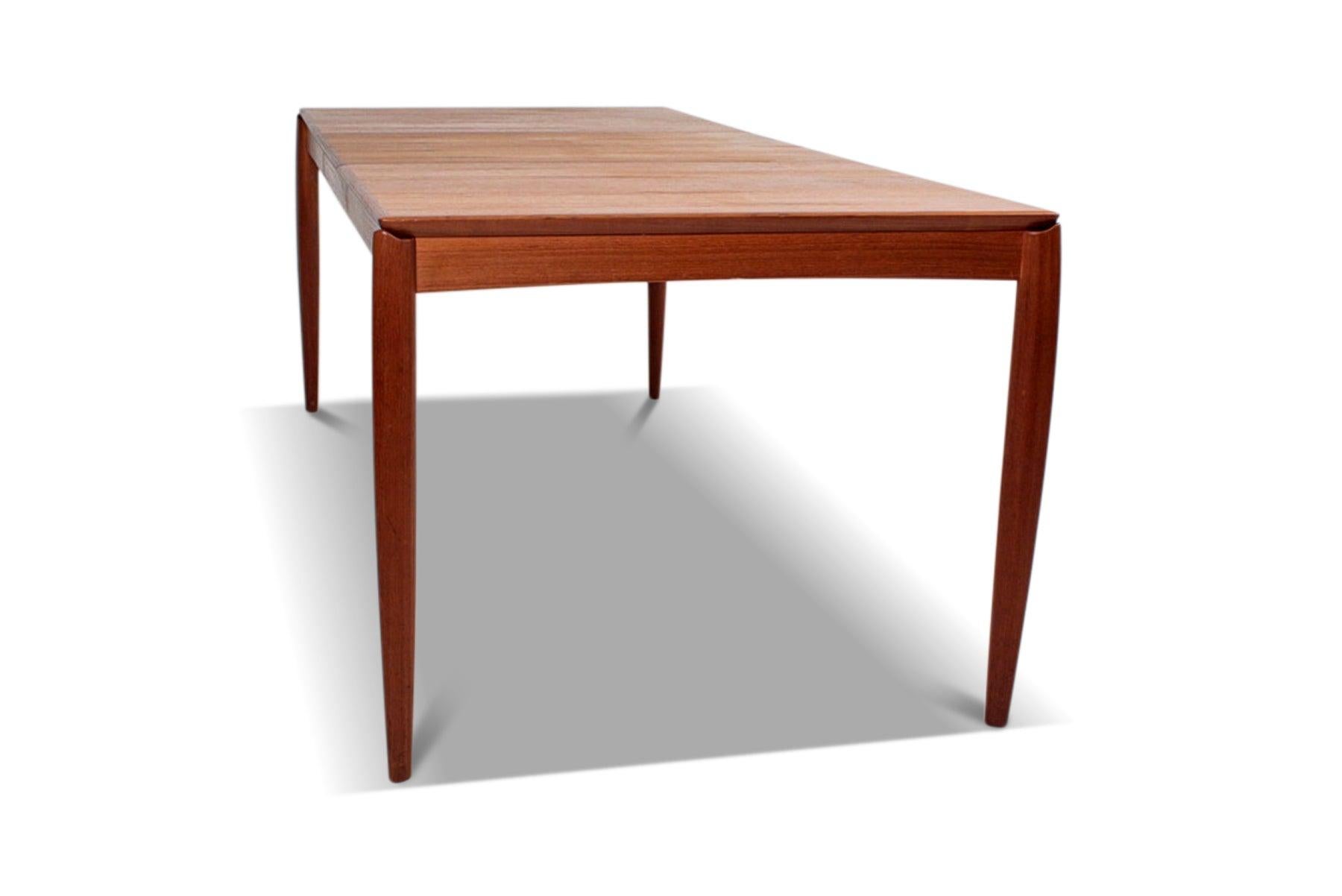 20th Century Expandable Teak Dining Table by H.w. Klein