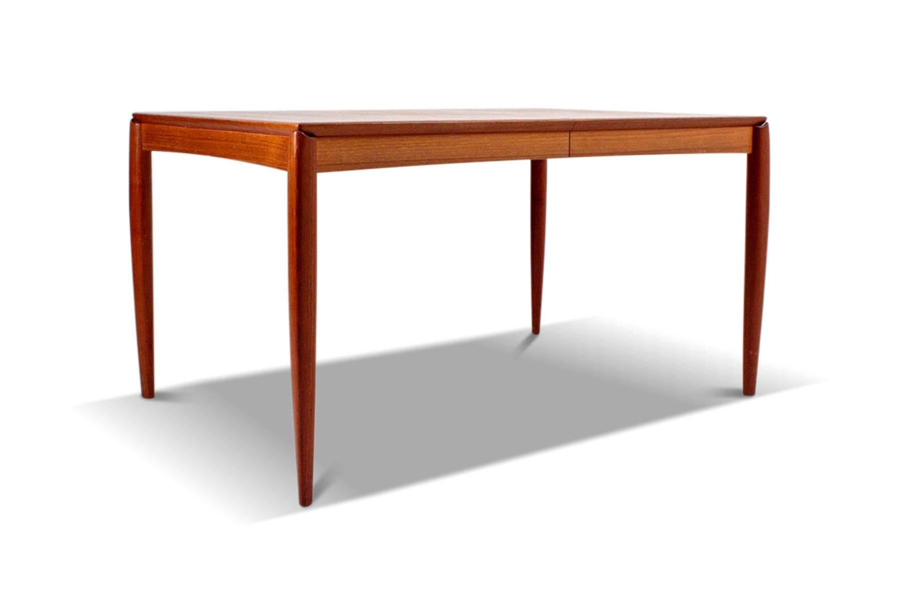 Expandable Teak Dining Table by H.w. Klein 2