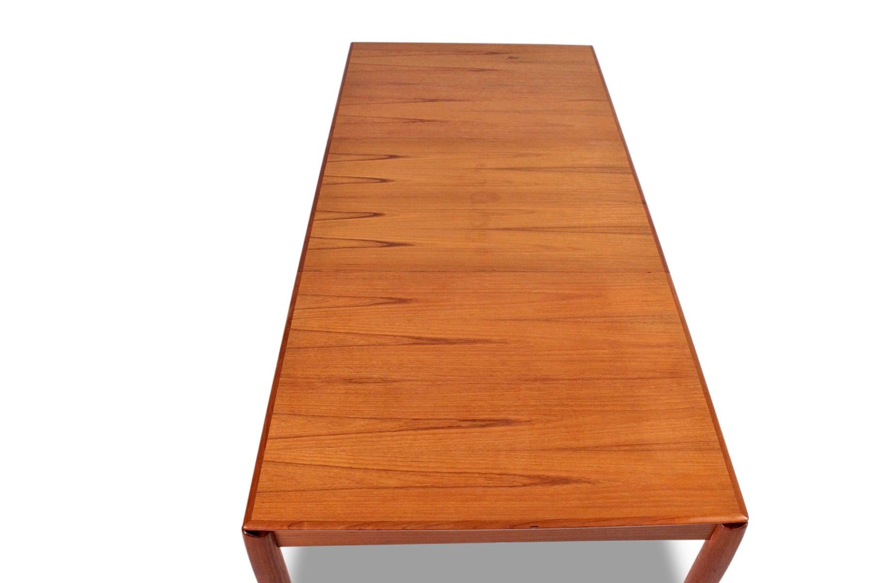 Expandable Teak Dining Table by H.w. Klein 3