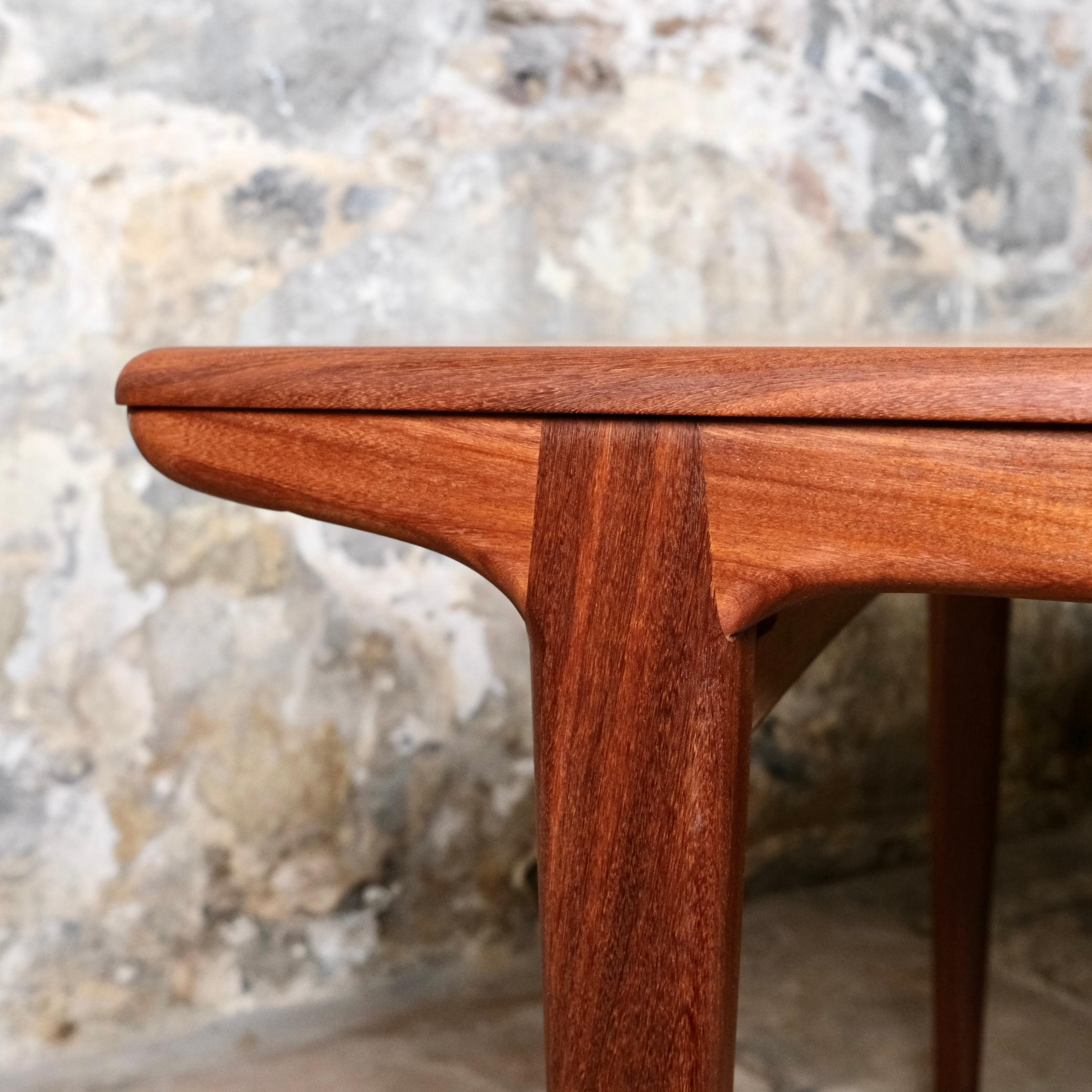 Expandable teak dining table by Johannes Andersen for Uldum Mobelfabrik, 1960s 8