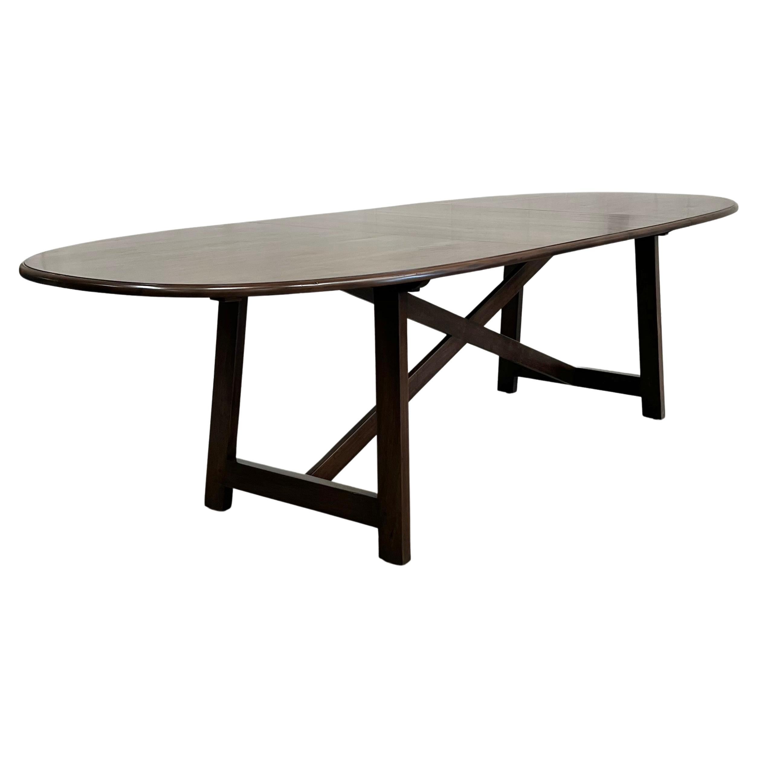 Eva Dining Table in Walnut (Expandable)  For Sale
