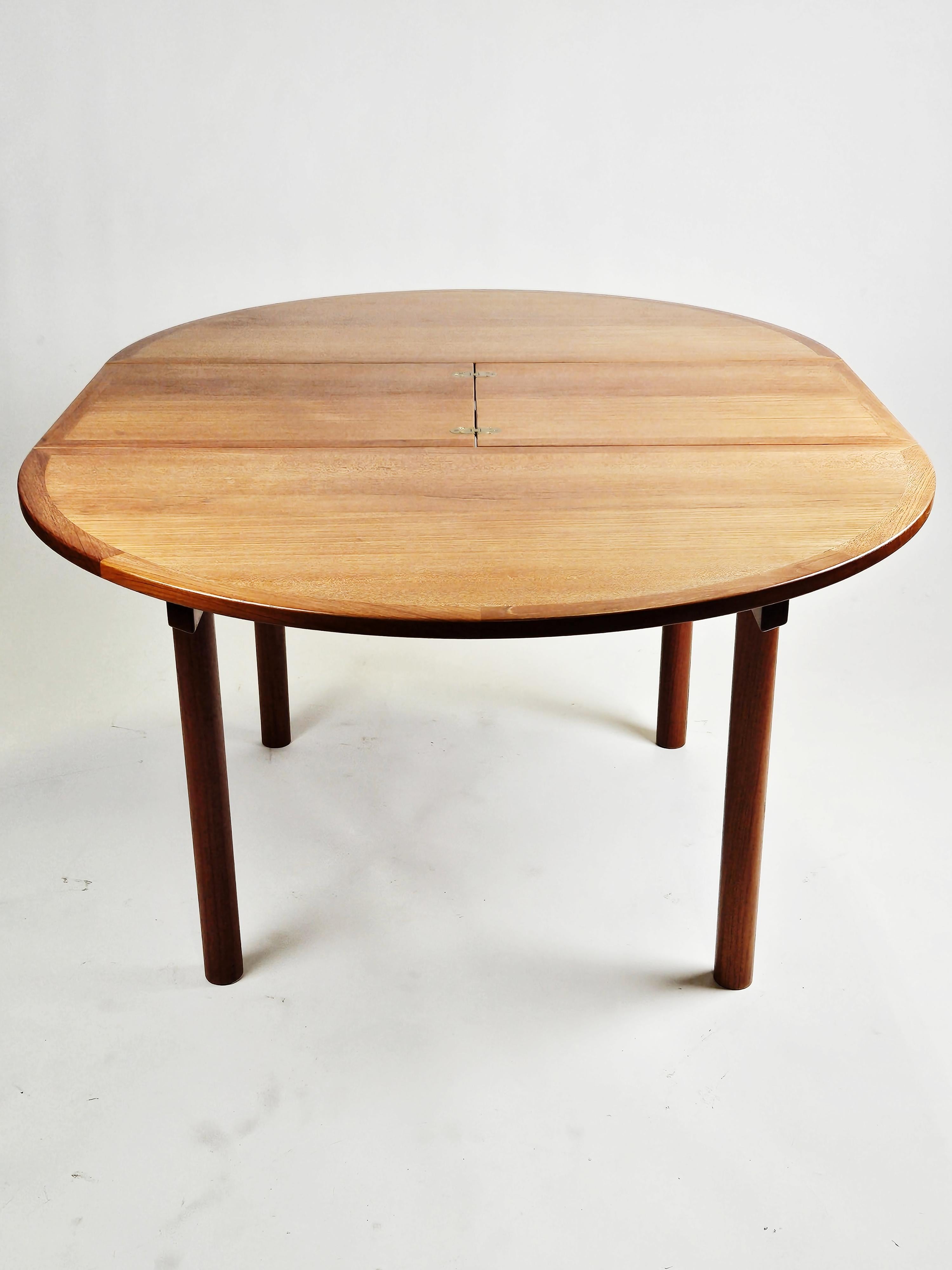 Expandeble dining table by Børge Mogensen, Karl Andersson & Söner, Sweden, 1970s In Good Condition In Eskilstuna, SE