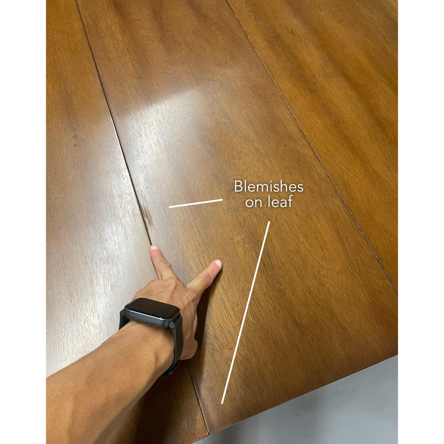 Mesa de comedor rectangular redondeada para 8 personas, moderna de mediados de siglo, extensible con 3 hojas en venta 1