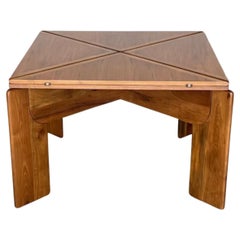 Expanding "Bigfoot" Dining Table in Walnut by Silvio Coppola, 1960s