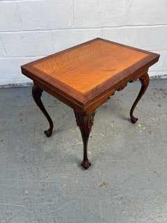 Expanding Chippendale-Style Side Table