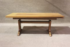 Expanding Coffee Table w/ Parquet Top