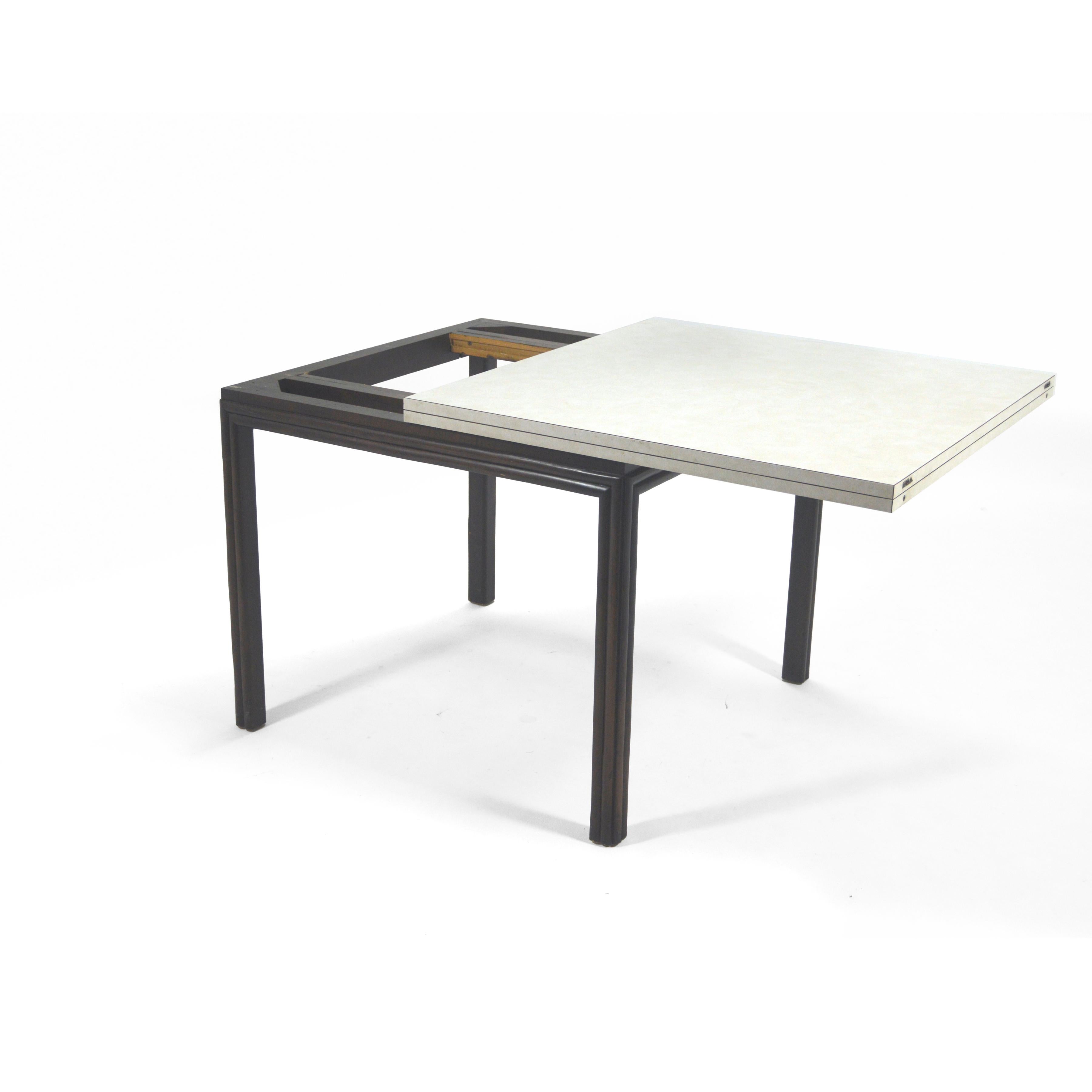 Mid-Century Modern Expanding / Flip-Top Table in the Manner of Harvey Probber