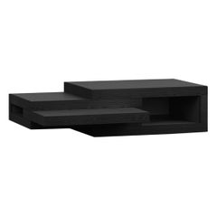 Mesa baja extensible Rek "Madera negra" de Reinier de Jong