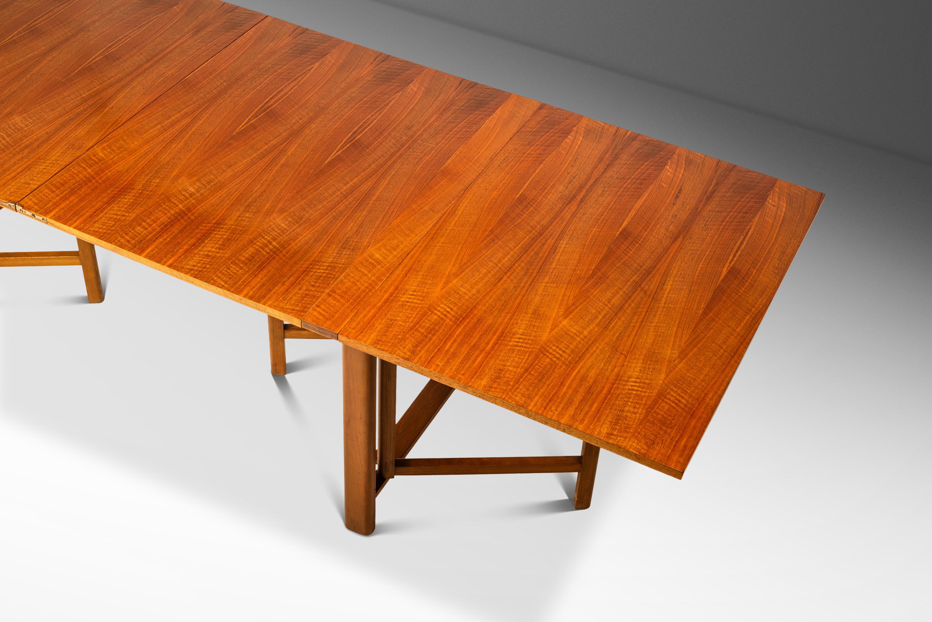Expanding Table in the Style of the Maria Flap, Bruno Mathsson Yugoslavia, 1960s For Sale 5