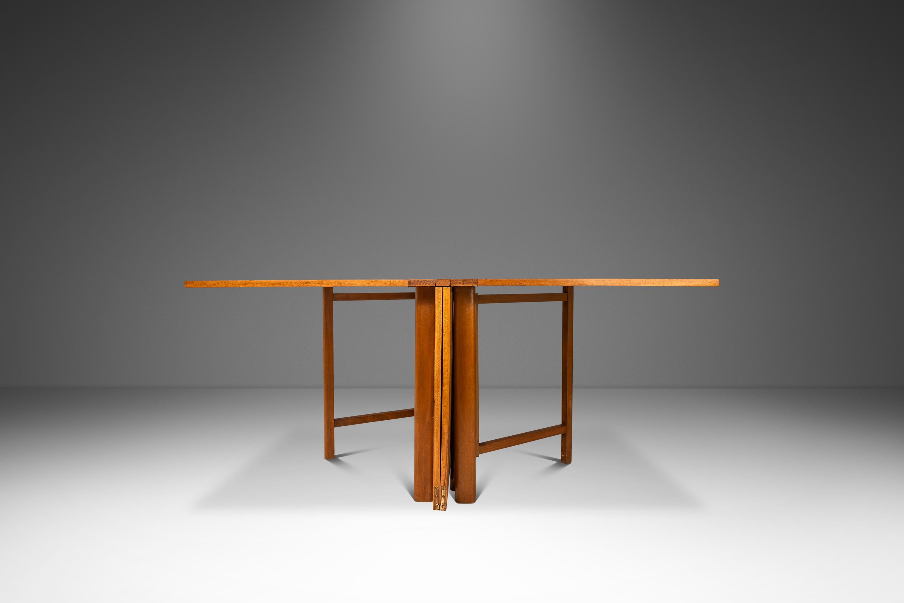 Macedonian Expanding Table in the Style of the Maria Flap, Bruno Mathsson Yugoslavia, 1960s For Sale
