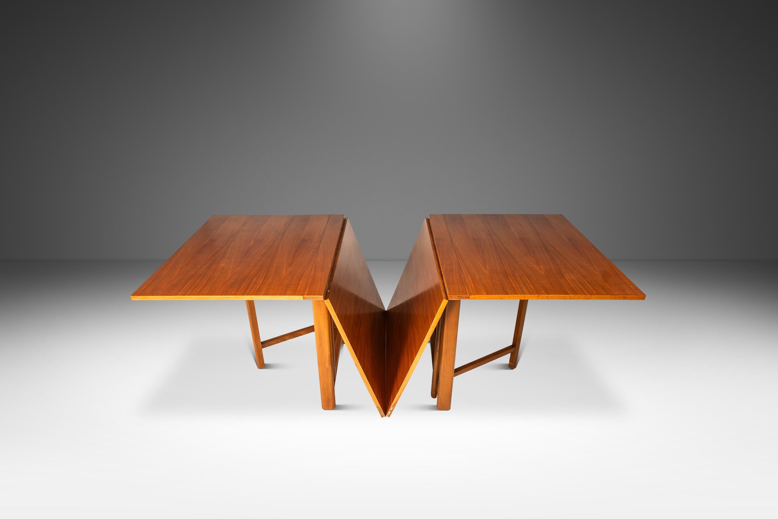 Expanding Table in the Style of the Maria Flap, Bruno Mathsson Yugoslavia, 1960s For Sale 1