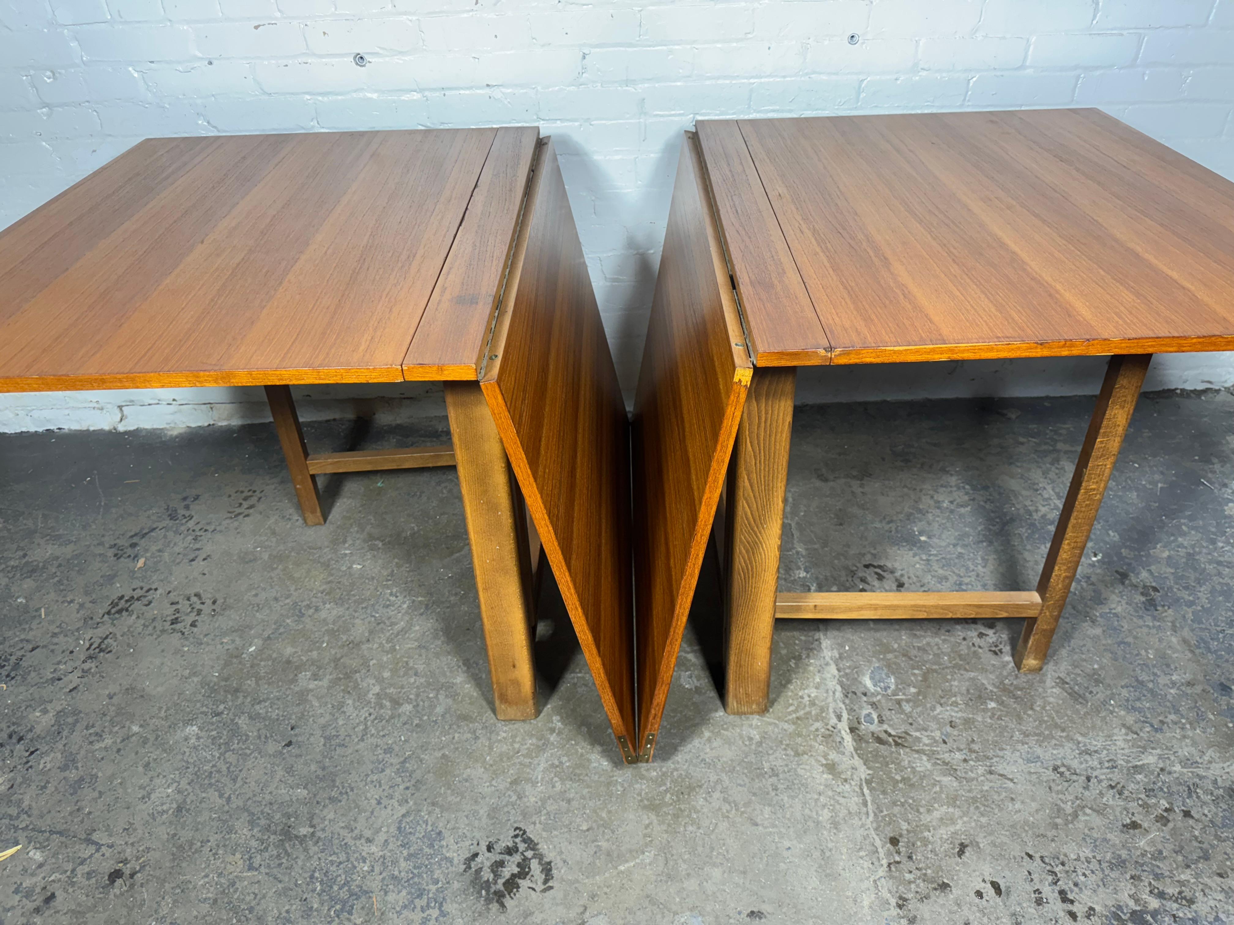 Expanding Teak / Oak 'Maria' Table attributed to Bruno Mathsson, Classic Modern For Sale 1